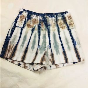 Vintage Grass Raggs Junior’s Shorts Tie Dye